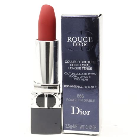 dior rouge en diable|dior red lipstick.